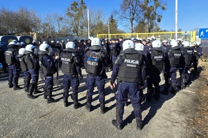 Szkolenie policjantów Oddziału Prewencji Policji w Bydgoszczy