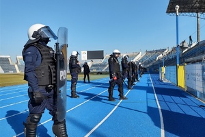 Szkolenie policjantów Oddziału Prewencji Policji w Bydgoszczy