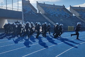 Szkolenie policjantów Oddziału Prewencji Policji w Bydgoszczy