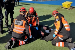 Szkolenie policjantów Oddziału Prewencji Policji w Bydgoszczy