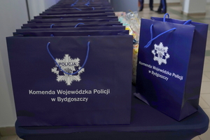 Upominki od Komendanta Wojewódzkiego Policji w Bydgoszczy