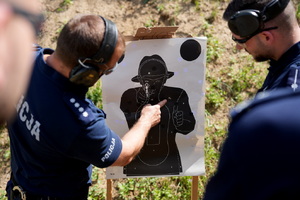 Policjanci podczas Turnieju Par Patrolowych