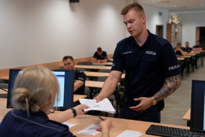 Policjanci podczas Turnieju Par Patrolowych