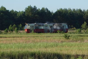 ujęcie na wybuch w tramwaju