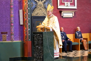 Uroczysta msza z okazji Święta Policji