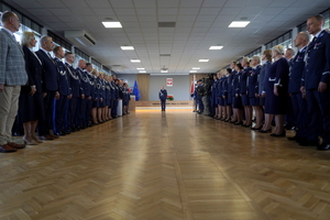 Powitanie Generała Jakuba Gorczyńskiego w Komendzie Wojewódzkiej Policji w Bydgoszczy