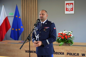 Powitanie Generała Jakuba Gorczyńskiego w Komendzie Wojewódzkiej Policji w Bydgoszczy