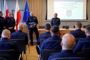 Rozpoczęcie konkursu przez Zastępcę Komendanta Wojewódzkiego Policji w Bydgoszczy insp. Jacka Witasa