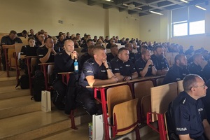 Policjanci na szkoleniu