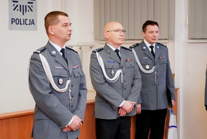 p.o. Komendanta Wojewódzkiego Policji w Bydgoszczy insp. Mirosław Elszkowski i Komendant Miejski Policji w Bydgoszczy insp. Krzysztof Stefaniak