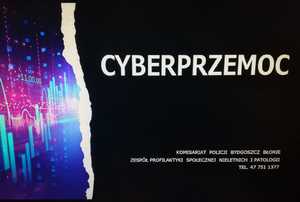 zrzut ekranu z prezentacji o cyberprzemocy