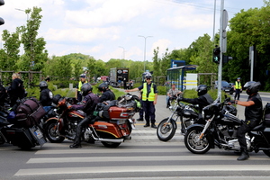 Bydgoscy policjanci zabezpieczali zlot Harley-Davidson