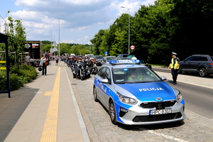 Bydgoscy policjanci zabezpieczali zlot Harley-Davidson