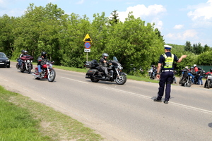 Bydgoscy policjanci zabezpieczali zlot Harley-Davidson