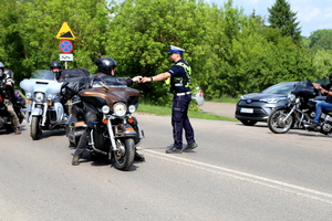 Bydgoscy policjanci zabezpieczali zlot Harley-Davidson
