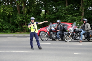 Bydgoscy policjanci zabezpieczali zlot Harley-Davidson
