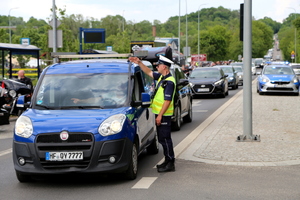 Bydgoscy policjanci zabezpieczali zlot Harley-Davidson