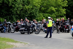 Bydgoscy policjanci zabezpieczali zlot Harley-Davidson
