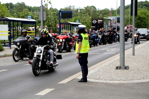 Bydgoscy policjanci zabezpieczali zlot Harley-Davidson