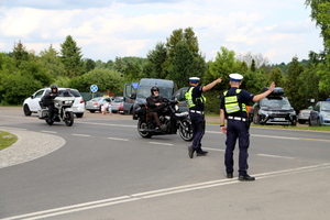 Bydgoscy policjanci zabezpieczali zlot Harley-Davidson