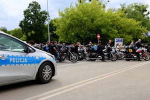 Bydgoscy policjanci zabezpieczali zlot Harley-Davidson