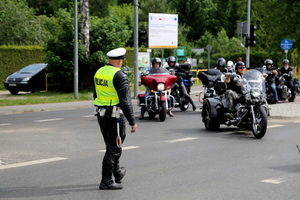 Bydgoscy policjanci zabezpieczali zlot Harley-Davidson