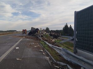 Służby na miejscu zdarzenia.