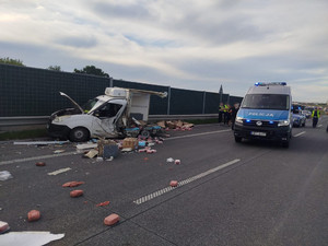 Służby na miejscu zdarzenia.