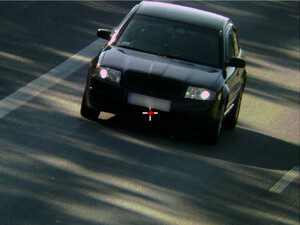 pojazdy, które nie zachowały bezpiecznego odstępu od poprzedzającego pojazdu