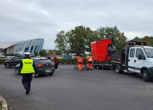 Działania policjantów na drodze wraz z fundacją