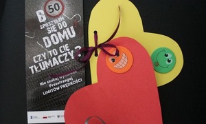 ulotka profilaktyczna i serduszko "walentynka"