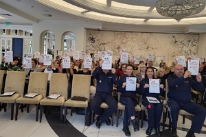 Zajęcia i wykłady podczas konferencji szkoleniowej dla policjantów i innych instytucji pomocowych