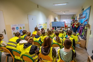 Działania uczniów szkoły związane z realizacją programu odblaskowa szkoła