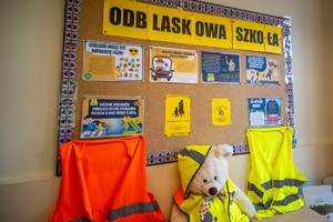 Działania uczniów szkoły związane z realizacją programu odblaskowa szkoła