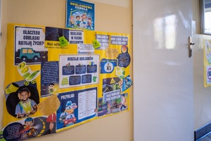 Działania uczniów szkoły związane z realizacją programu odblaskowa szkoła