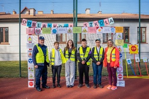 Działania uczniów szkoły związane z realizacją programu odblaskowa szkoła