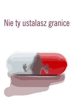 Plakat profilaktyczny powstał w ramach programu "Sztuka Wyboru". Plakaty są dostępne na licencji Creative Commons - Uznanie autorstwa - Użycie niekomercyjne - Bez utworów zależnych 4.0 Międzynarodowe. W związku ilością grafik nadesłanych na konkurs i ich abstrakcyjną formą grafika nie posiada alternatywnego opisu, jednak serdecznie zachęcamy do kontaktu z administratorem strony, który z przyjemnością przybliży Państwu program i różnorodność zrealizowanych w jego ramach prac.