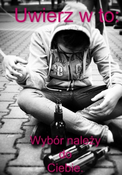 Plakat profilaktyczny powstał w ramach programu "Sztuka Wyboru". Plakaty są dostępne na licencji Creative Commons - Uznanie autorstwa - Użycie niekomercyjne - Bez utworów zależnych 4.0 Międzynarodowe. W związku ilością grafik nadesłanych na konkurs i ich abstrakcyjną formą grafika nie posiada alternatywnego opisu, jednak serdecznie zachęcamy do kontaktu z administratorem strony, który z przyjemnością przybliży Państwu program i różnorodność zrealizowanych w jego ramach prac.