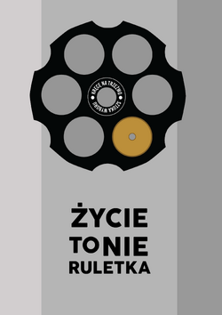 Plakat profilaktyczny powstał w ramach programu "Sztuka Wyboru". Plakaty są dostępne na licencji Creative Commons - Uznanie autorstwa - Użycie niekomercyjne - Bez utworów zależnych 4.0 Międzynarodowe. W związku ilością grafik nadesłanych na konkurs i ich abstrakcyjną formą grafika nie posiada alternatywnego opisu, jednak serdecznie zachęcamy do kontaktu z administratorem strony, który z przyjemnością przybliży Państwu program i różnorodność zrealizowanych w jego ramach prac.