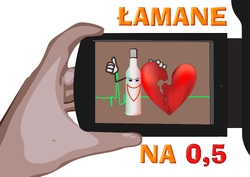 Plakat profilaktyczny powstał w ramach programu "Sztuka Wyboru". Plakaty są dostępne na licencji Creative Commons - Uznanie autorstwa - Użycie niekomercyjne - Bez utworów zależnych 4.0 Międzynarodowe. W związku ilością grafik nadesłanych na konkurs i ich abstrakcyjną formą grafika nie posiada alternatywnego opisu, jednak serdecznie zachęcamy do kontaktu z administratorem strony, który z przyjemnością przybliży Państwu program i różnorodność zrealizowanych w jego ramach prac.