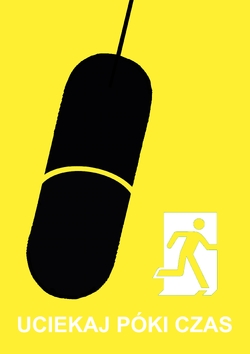 Plakat profilaktyczny powstał w ramach programu "Sztuka Wyboru". Plakaty są dostępne na licencji Creative Commons - Uznanie autorstwa - Użycie niekomercyjne - Bez utworów zależnych 4.0 Międzynarodowe. W związku ilością grafik nadesłanych na konkurs i ich abstrakcyjną formą grafika nie posiada alternatywnego opisu, jednak serdecznie zachęcamy do kontaktu z administratorem strony, który z przyjemnością przybliży Państwu program i różnorodność zrealizowanych w jego ramach prac.