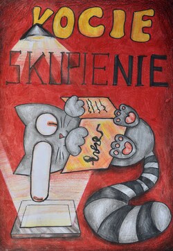 Plakat profilaktyczny powstał w ramach programu "Sztuka Wyboru". Plakaty są dostępne na licencji Creative Commons - Uznanie autorstwa - Użycie niekomercyjne - Bez utworów zależnych 4.0 Międzynarodowe. W związku ilością grafik nadesłanych na konkurs i ich abstrakcyjną formą grafika nie posiada alternatywnego opisu, jednak serdecznie zachęcamy do kontaktu z administratorem strony, który z przyjemnością przybliży Państwu program i różnorodność zrealizowanych w jego ramach prac.