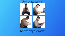 Plakat profilaktyczny powstał w ramach programu "Sztuka Wyboru". Plakaty są dostępne na licencji Creative Commons - Uznanie autorstwa - Użycie niekomercyjne - Bez utworów zależnych 4.0 Międzynarodowe. W związku ilością grafik nadesłanych na konkurs i ich abstrakcyjną formą grafika nie posiada alternatywnego opisu, jednak serdecznie zachęcamy do kontaktu z administratorem strony, który z przyjemnością przybliży Państwu program i różnorodność zrealizowanych w jego ramach prac.