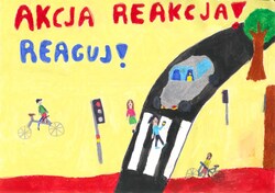 Plakat profilaktyczny powstał w ramach programu "Sztuka Wyboru". Plakaty są dostępne na licencji Creative Commons - Uznanie autorstwa - Użycie niekomercyjne - Bez utworów zależnych 4.0 Międzynarodowe. W związku ilością grafik nadesłanych na konkurs i ich abstrakcyjną formą grafika nie posiada alternatywnego opisu, jednak serdecznie zachęcamy do kontaktu z administratorem strony, który z przyjemnością przybliży Państwu program i różnorodność zrealizowanych w jego ramach prac.
