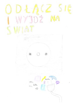 Plakat profilaktyczny powstał w ramach programu "Sztuka Wyboru". Plakaty są dostępne na licencji Creative Commons - Uznanie autorstwa - Użycie niekomercyjne - Bez utworów zależnych 4.0 Międzynarodowe. W związku ilością grafik nadesłanych na konkurs i ich abstrakcyjną formą grafika nie posiada alternatywnego opisu, jednak serdecznie zachęcamy do kontaktu z administratorem strony, który z przyjemnością przybliży Państwu program i różnorodność zrealizowanych w jego ramach prac.