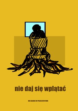 Plakat profilaktyczny powstał w ramach programu "Sztuka Wyboru". Plakaty są dostępne na licencji Creative Commons - Uznanie autorstwa - Użycie niekomercyjne - Bez utworów zależnych 4.0 Międzynarodowe. W związku ilością grafik nadesłanych na konkurs i ich abstrakcyjną formą grafika nie posiada alternatywnego opisu, jednak serdecznie zachęcamy do kontaktu z administratorem strony, który z przyjemnością przybliży Państwu program i różnorodność zrealizowanych w jego ramach prac.