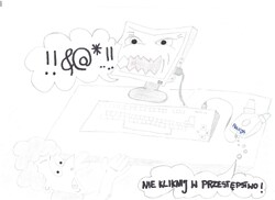 Plakat profilaktyczny powstał w ramach programu &amp;quot;Sztuka Wyboru&amp;quot;. Plakaty są dostępne na licencji Creative Commons - Uznanie autorstwa - Użycie niekomercyjne - Bez utworów zależnych 4.0 Międzynarodowe. W związku ilością grafik nadesłanych na konkurs i ich abstrakcyjną formą grafika nie posiada alternatywnego opisu, jednak serdecznie zachęcamy do kontaktu z administratorem strony, który z przyjemnością przybliży Państwu program i różnorodność zrealizowanych w jego ramach prac.